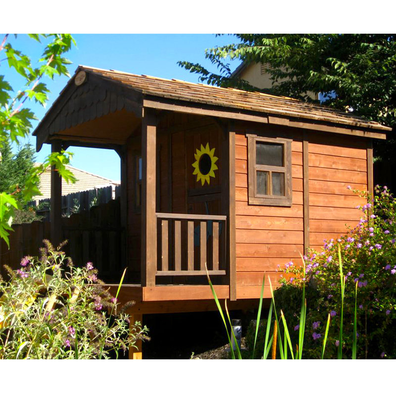 sunflower wooden playhouse