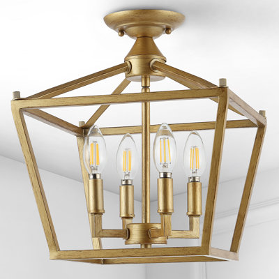 Hubbardton 4-Light 12" Flush Mount
