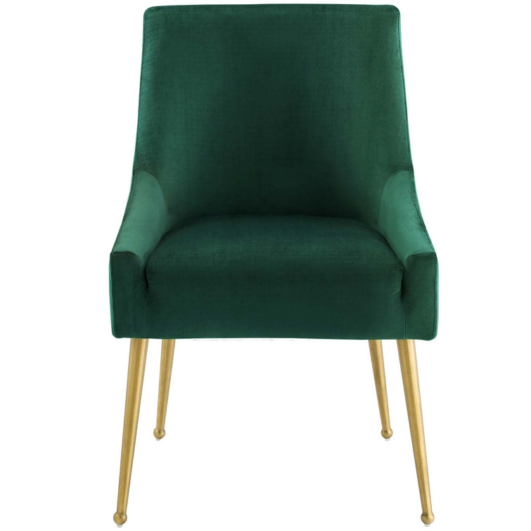 Vella velvet upholstered side chair Clearance