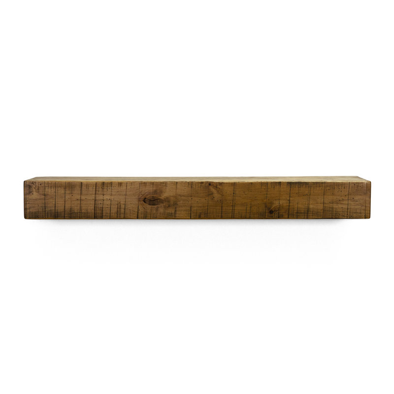 Dogberry Collections Rustic Fireplace Shelf Mantel Reviews Wayfair