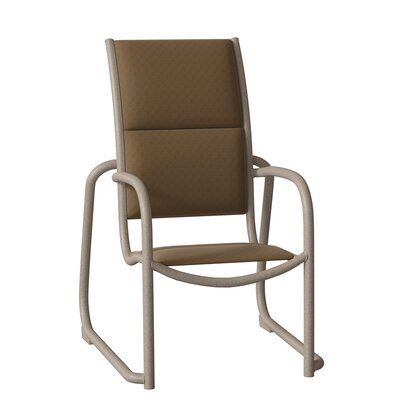 Millennia Padded Sling Patio Chair Tropitone Fabric Color Cardamon Frame Color Moab