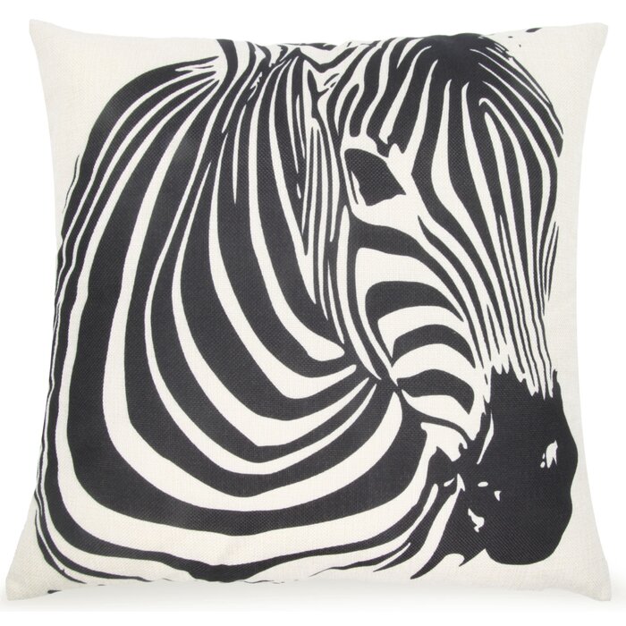 Wrought Studio Pinzon Zebra Throw Pillow Wayfair Ca