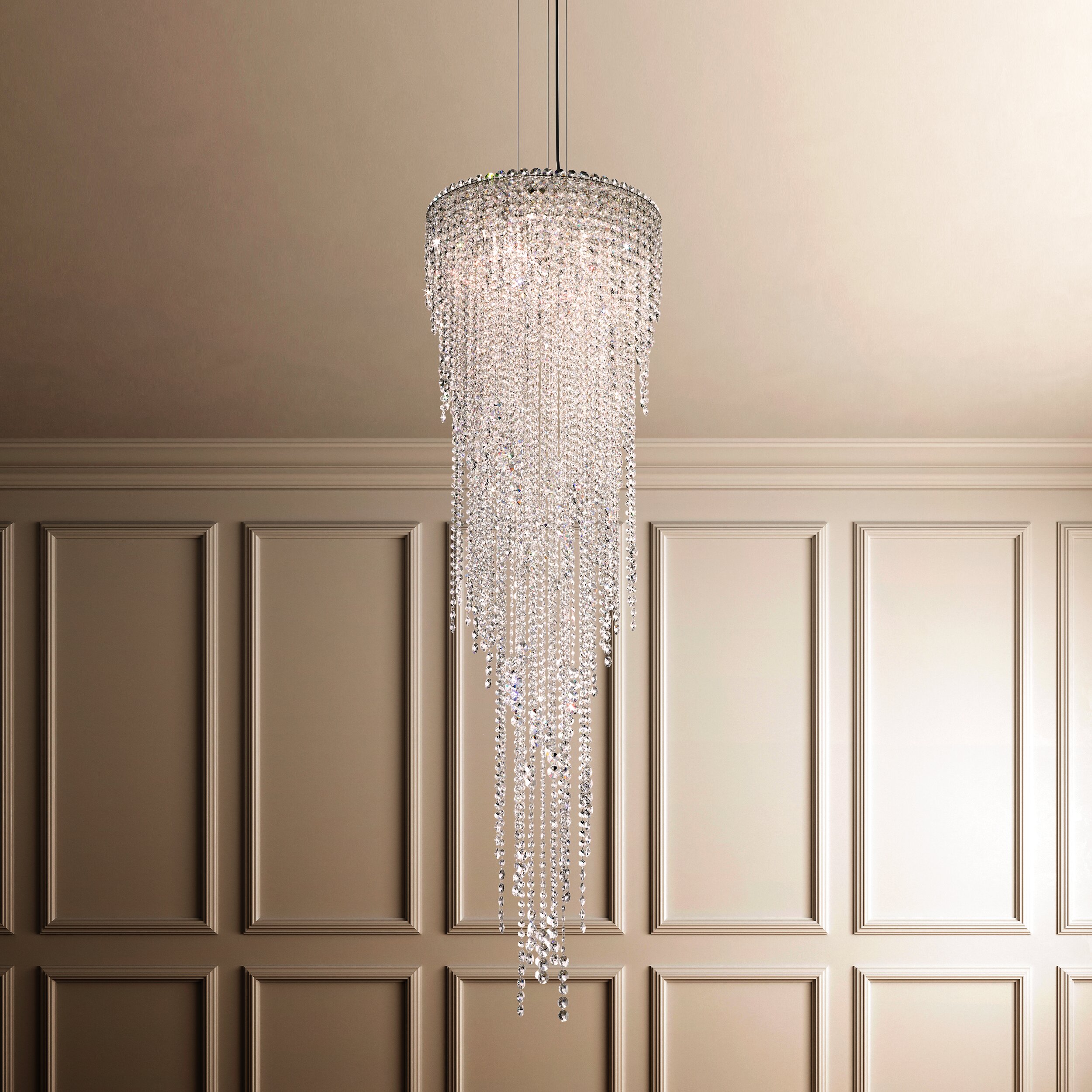 schonbek 5 light chandelier