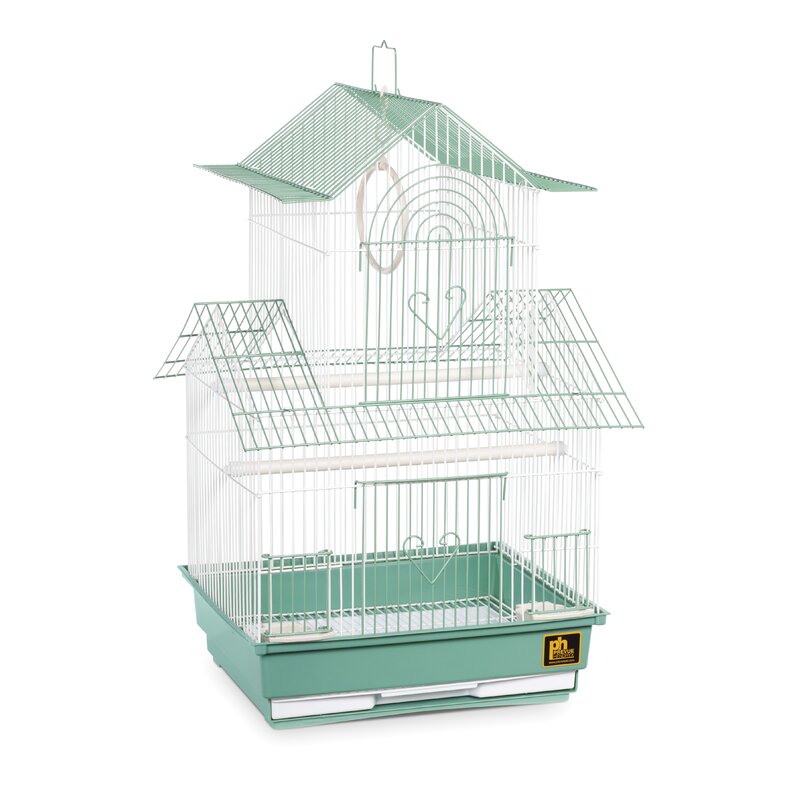 bird cage that looks like a house