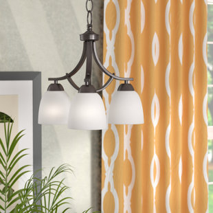 Go to store & view more images Hayden 3-Light Shaded Chandelier by Andover Mills