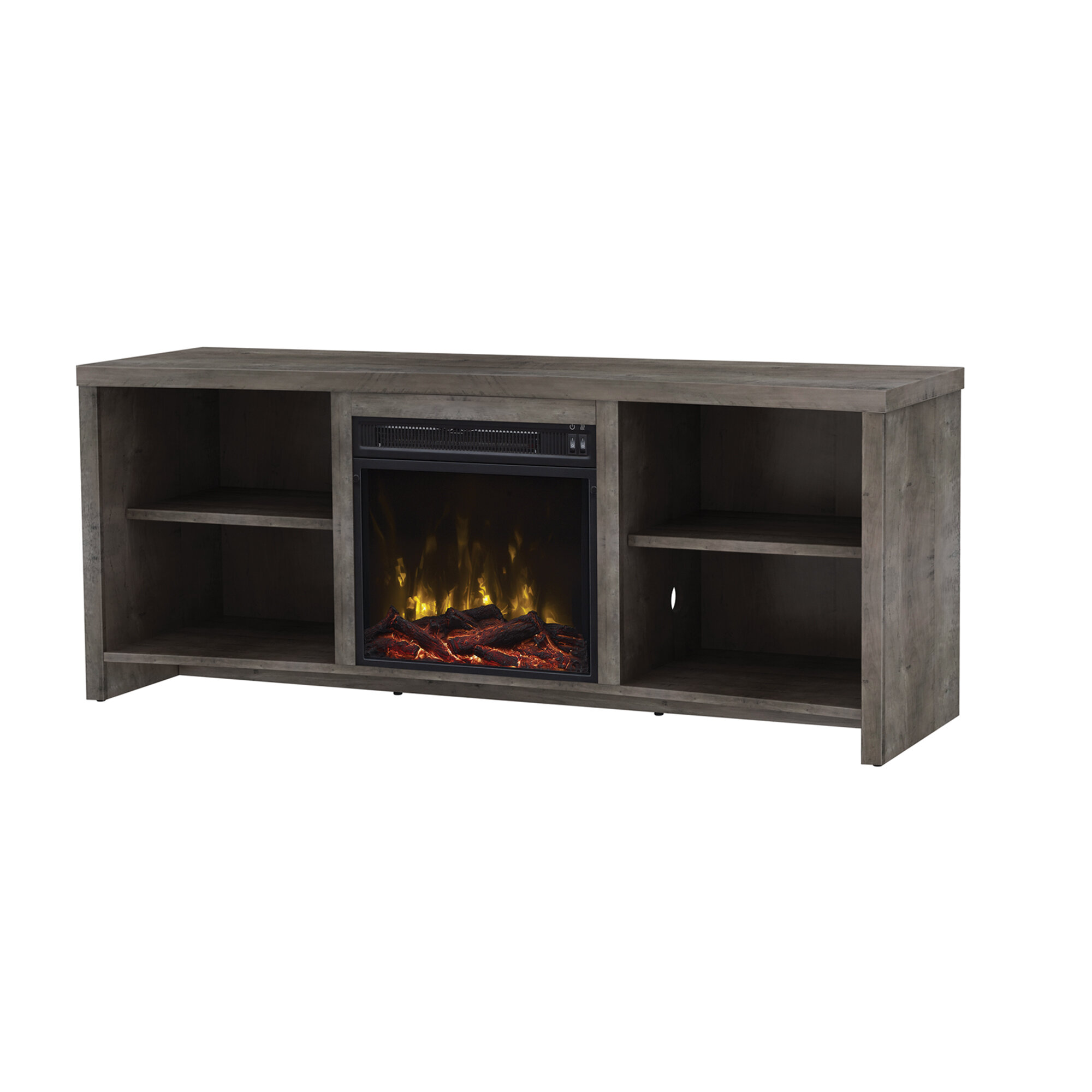 Pelton Tv Stand For Tvs Up To 65 Inches With Fireplace Included