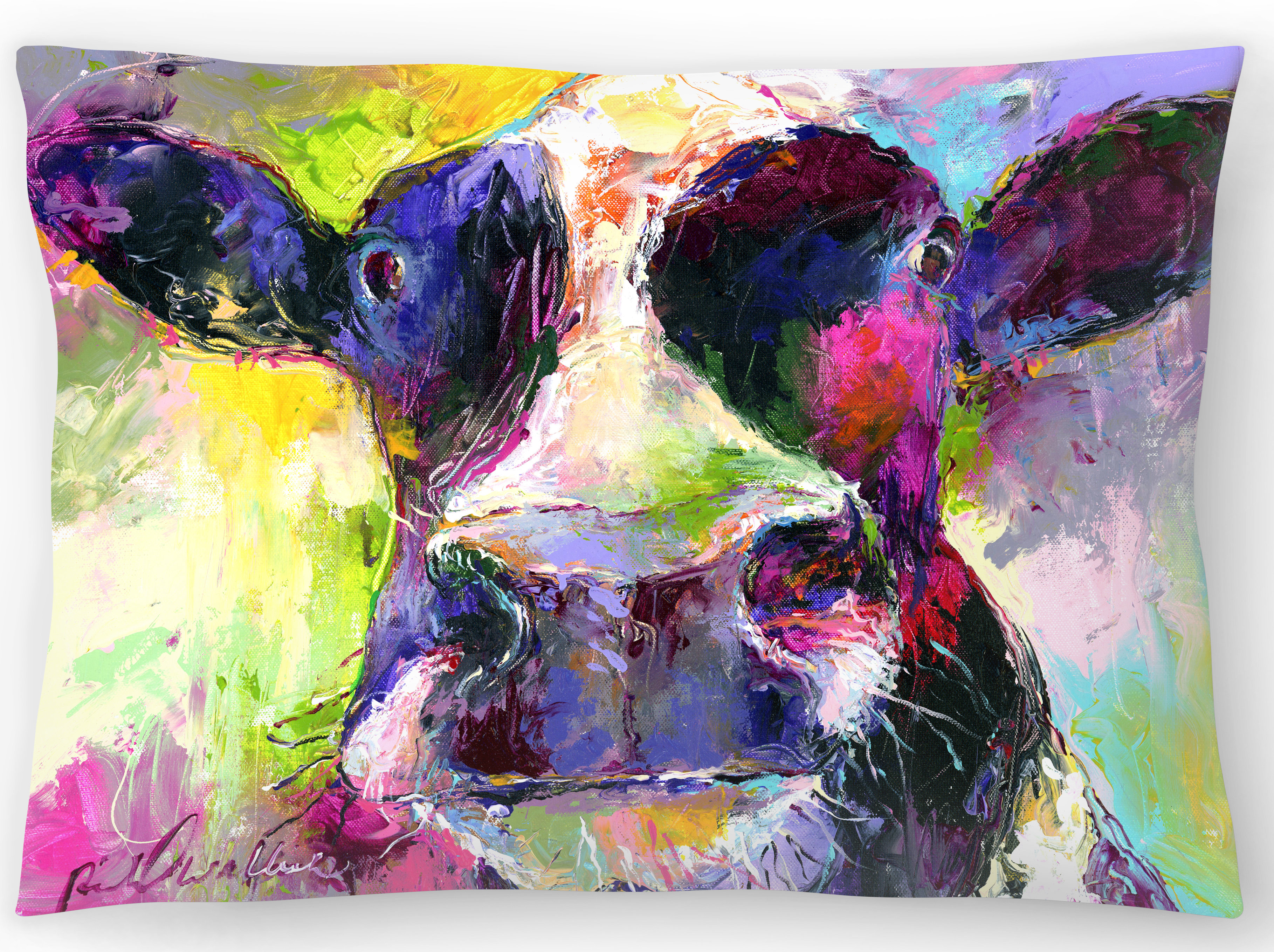 East Urban Home Cow Lumbar Pillow Wayfair