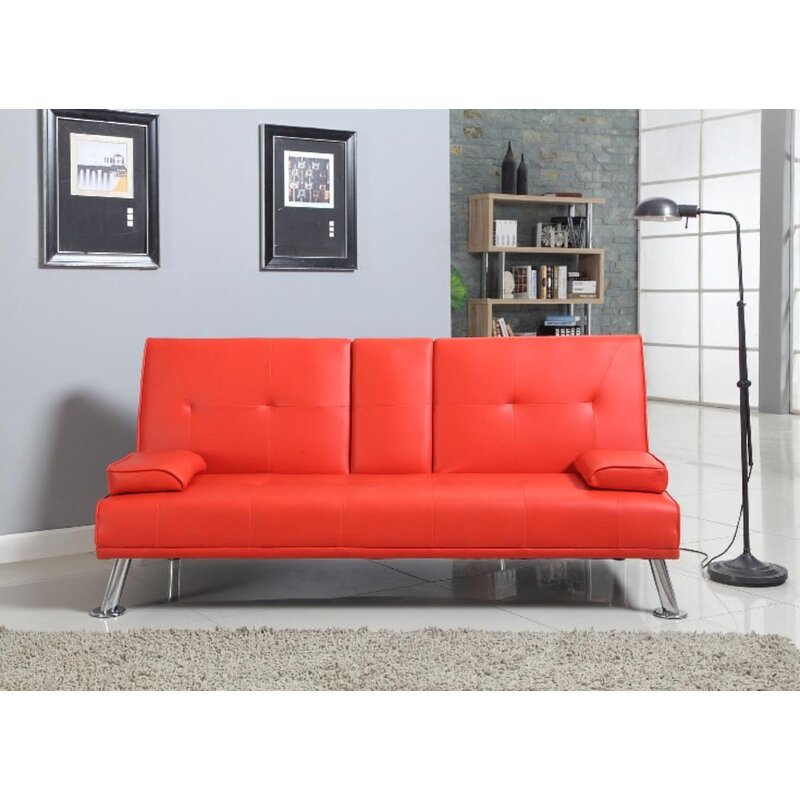 Metro Lane Milani 3 Seater Clic Clac Sofa Bed | Wayfair.co.uk