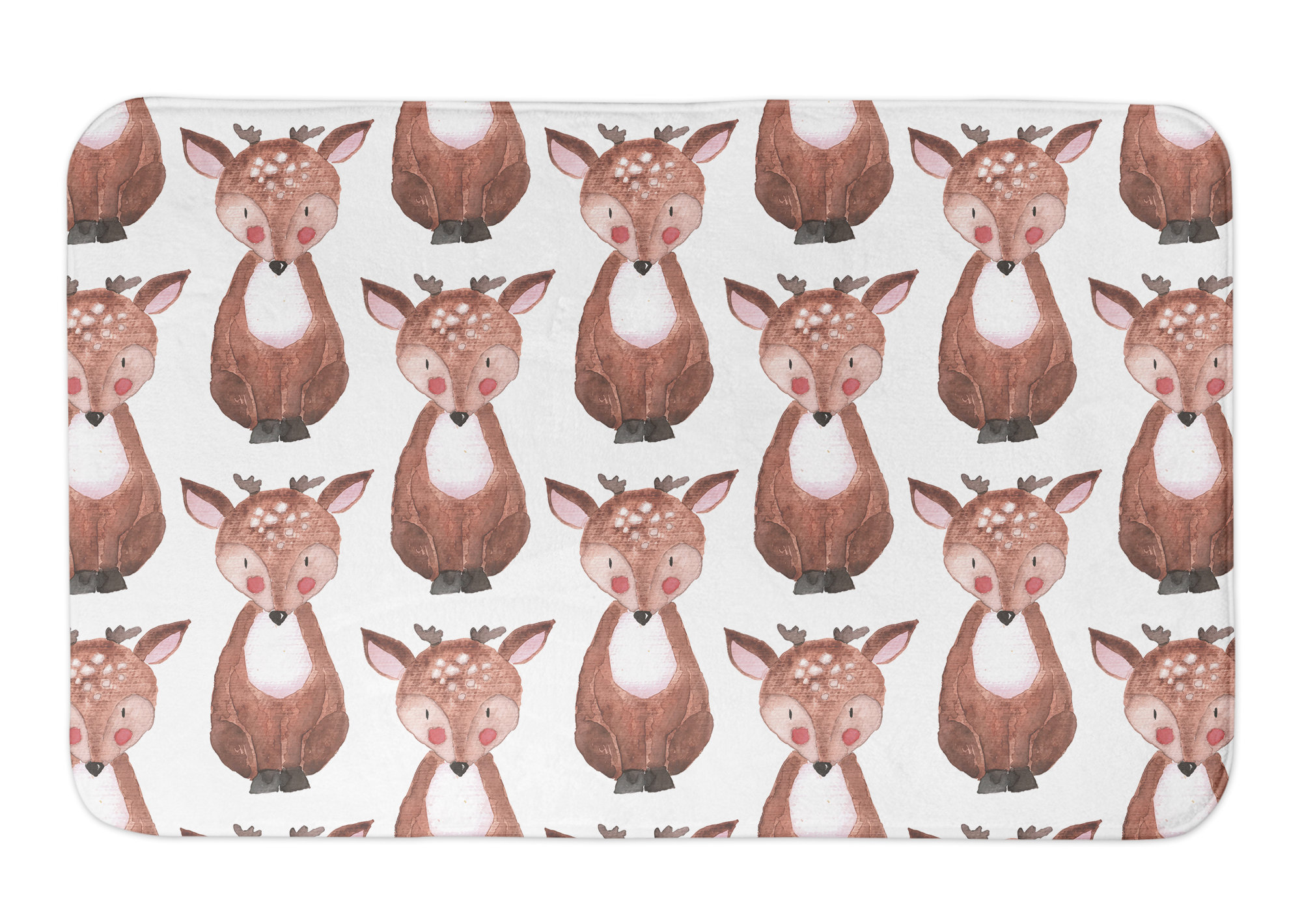 The Holiday Aisle Deann Deer Pattern Bath Rug Wayfair Deann Deer Pattern Bath Rug
