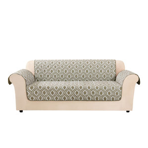 Furniture Flair Box Cushion Sofa Slipcover by Sure Fit