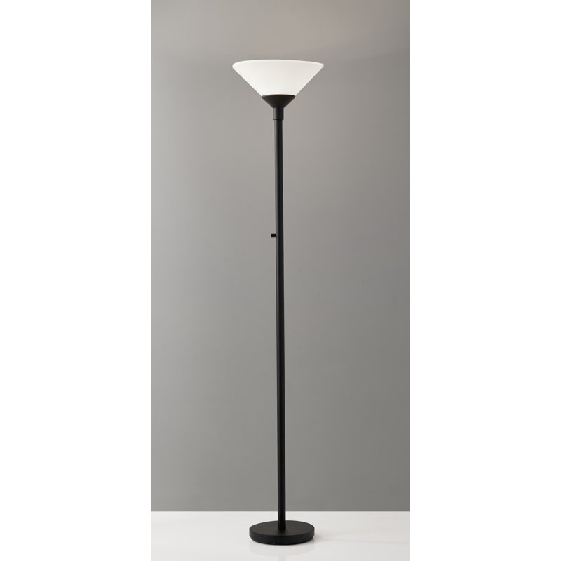 Charlton Home Staggs 73 Torchiere Floor Lamp Reviews Wayfair