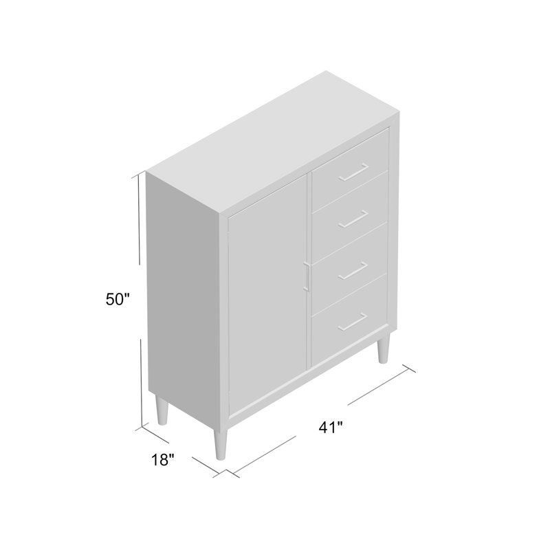 Foundstone Isabella 4 Drawer Chest Reviews Wayfair
