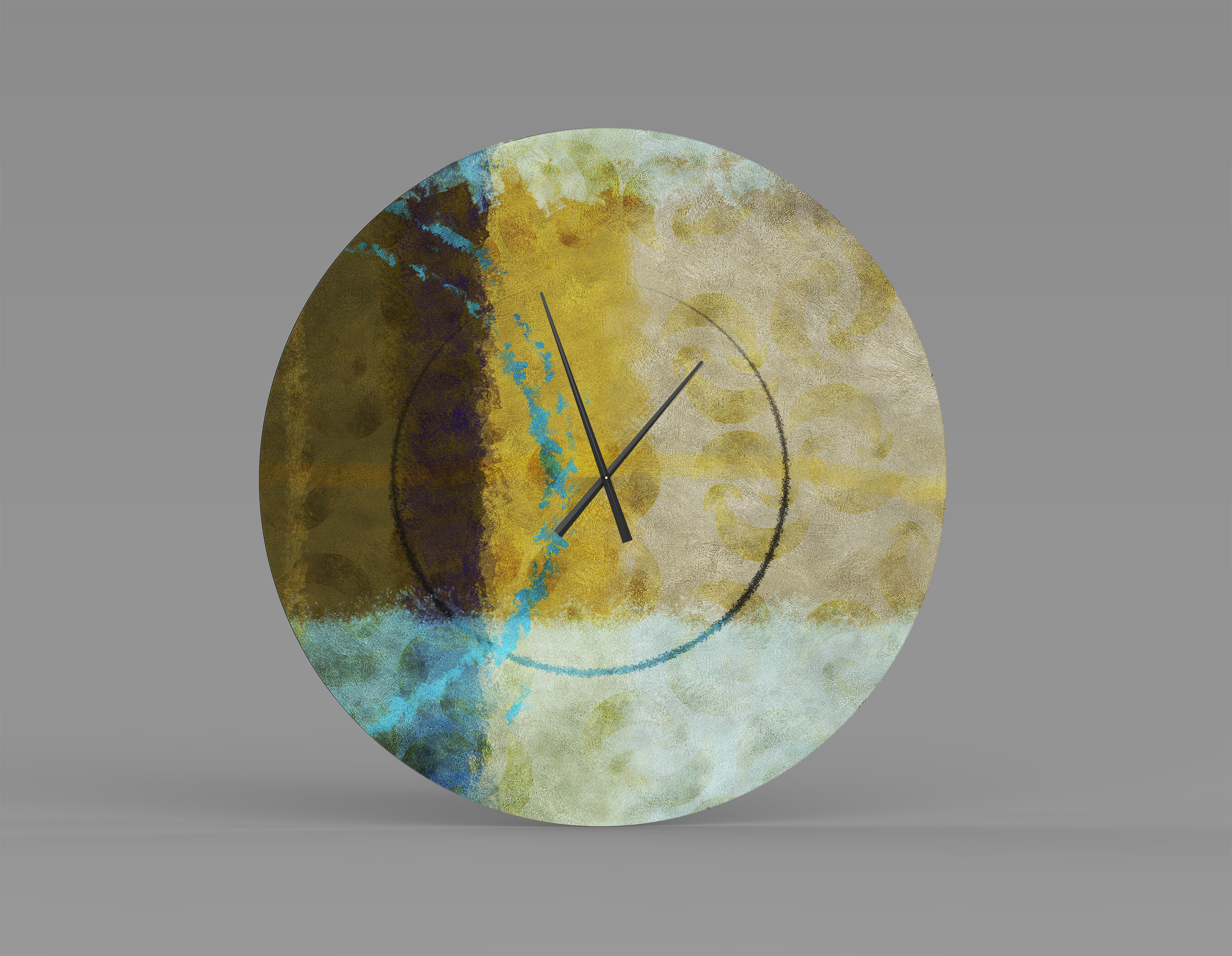 Orren Ellis Oversized Burinskiy Wall Clock Wayfair