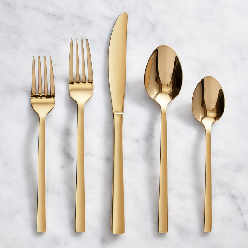 Orren Ellis Mirmande 20 Piece Flatware Set Service For 4 Reviews Wayfair