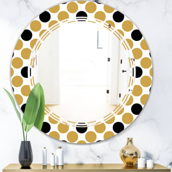 East Urban Home Geometric Block Modern Contemporary Accent Mirror Wayfair