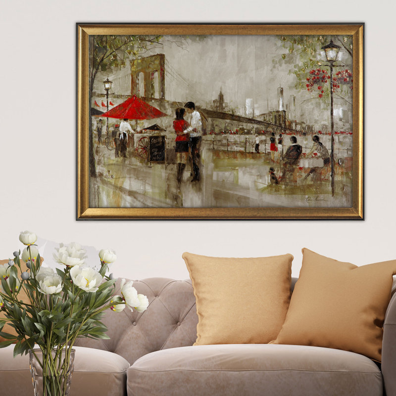 Wexfordhome New York Romance By Ruane Manning Framed Painting On New York Romance By Ruane Manning Framed Painting On Canvas