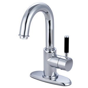 Showerscape Single Handle Bathroom Faucet with Push Pop-Up Drain