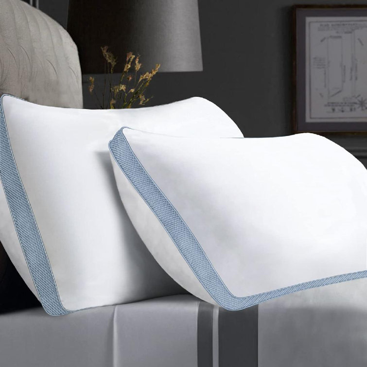 2 Pack Bed Pillows Queen Sz Hypoallergenic Cool Comfort 300 Thread Sleep Pillow 2 Pack Bed Pillows Queen Sz Hypoallergenic Cool Comfort 300 Thread Sleep Pillow