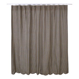 Addie Scalloped Cotton Shower Curtain