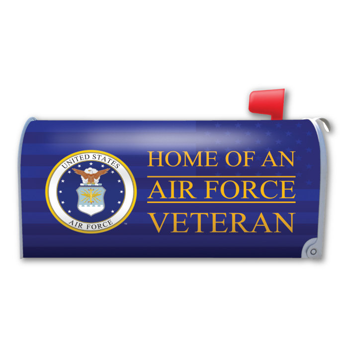 Home of an Air Force Veteran Mailbox Cover