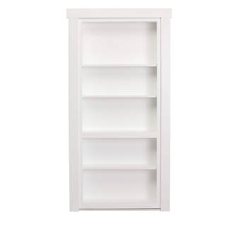 Murphydoorinc Mdf Mount Bookcase Hidden Door Wayfair