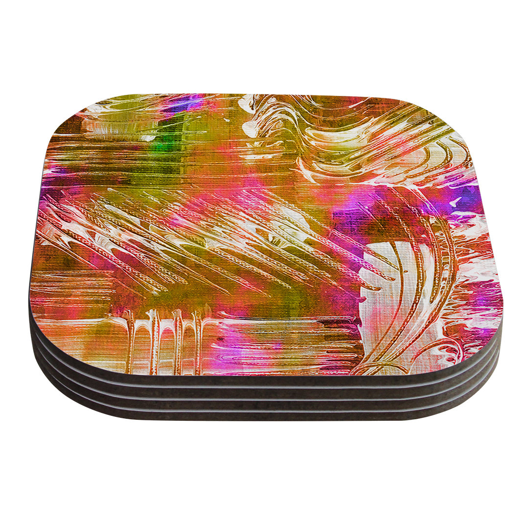 Kess InHouse EBI Emporium Into The Fall Orange Pink Table Runner