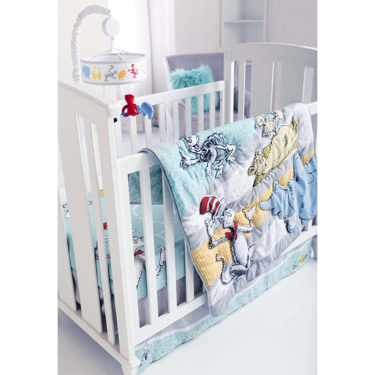 Trend Lab Dr Seuss Book Club 4 Piece Crib Bedding Set Reviews Wayfair