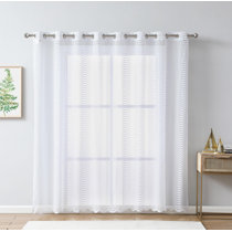 crinkle voile curtains wayfair