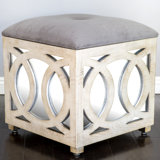 Tyra Mirrored Storage Ottoman by House of Hampton®