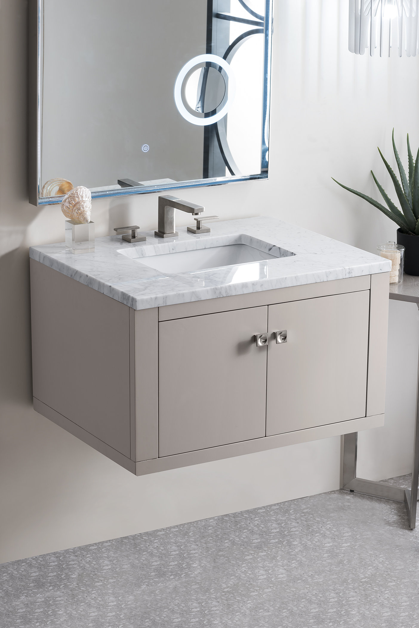 Ebern Designs Segera 36 Mountain Mist Single Bathroom Vanity Set