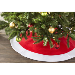 Wayfair Basics Felt Christmas Tree Skirt Wayfair Basics Felt Christmas Tree Skirt