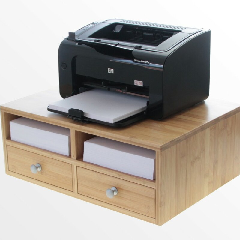 Natur Pur Amiya Printer Stand With Drawers Wayfair Co Uk