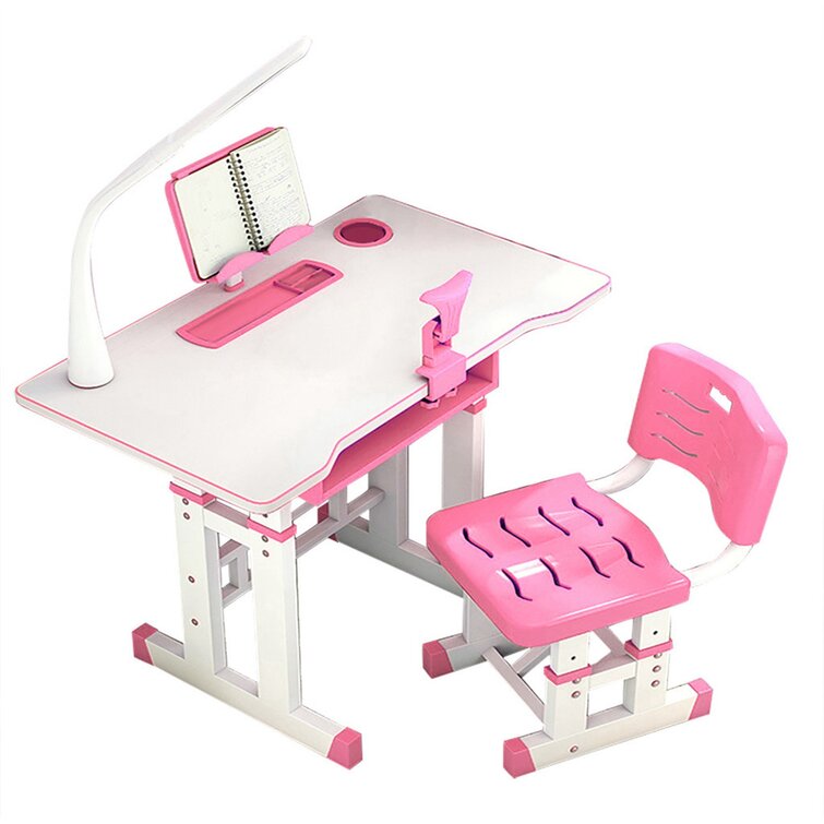 Ergonomic Adjustable Study Table and Chair Set for Children Kids Boys Girls Desk