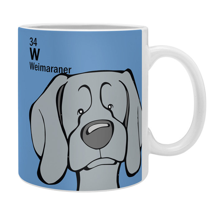 weimaraner coffee mugs