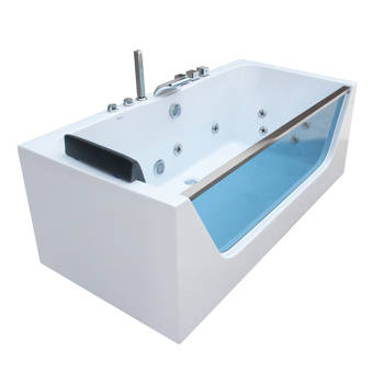 Simba Usa Orion 72 X 48 Corner Whirlpool Bathtub Wayfair