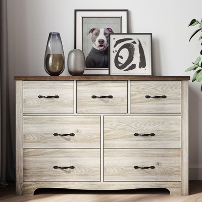 Anjuan 7 Drawer 47.2" W Double Dresser