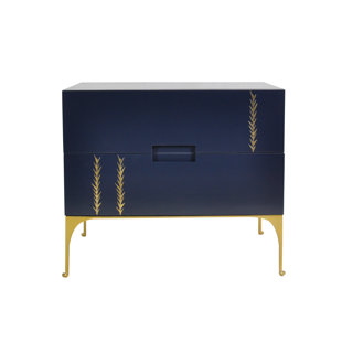 Kepler Martini 2 Drawer Nightstand by Everly Quinn