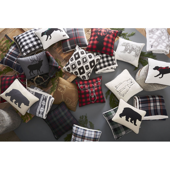 Eddie Bauer Moose Head Throw Pillow Wayfair Ca