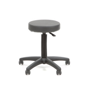Hathcock Backless Drafting Chair with Nylon Base by Symple Stuff