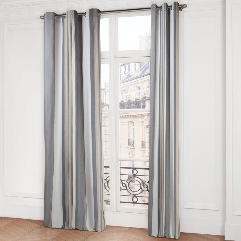 Madura Acapulco Striped Room Darkening Grommet Curtains Drapes
