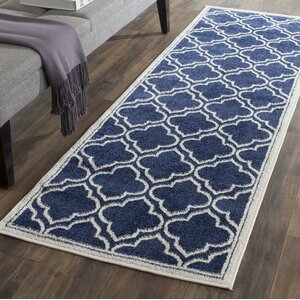 Carman Blue/Beige Indoor/Outdoor Area Rug