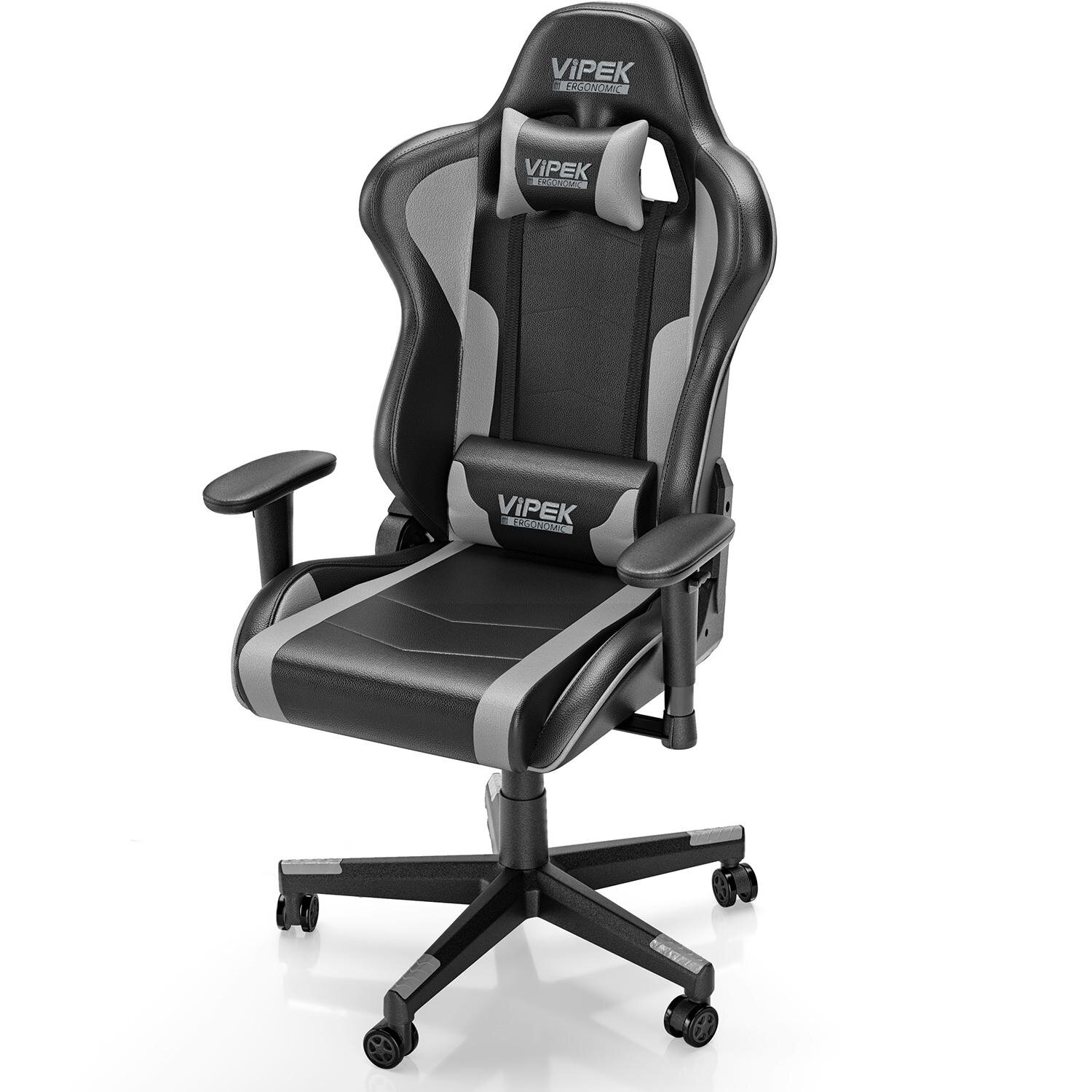 Letton Gaming Chair Racing Game Style Chair with High Back PU Leather with Headrest and Lumbar Support Executive Office Chair and PC Computer Swivel Chair