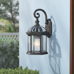 Best Caroline 1-Light Outdoor Wall Lantern By Astoria Grand Outdoor Lighting Caroline 1-Light Outdoor Wall Lantern By Astoria Grand Outdoor Lighting