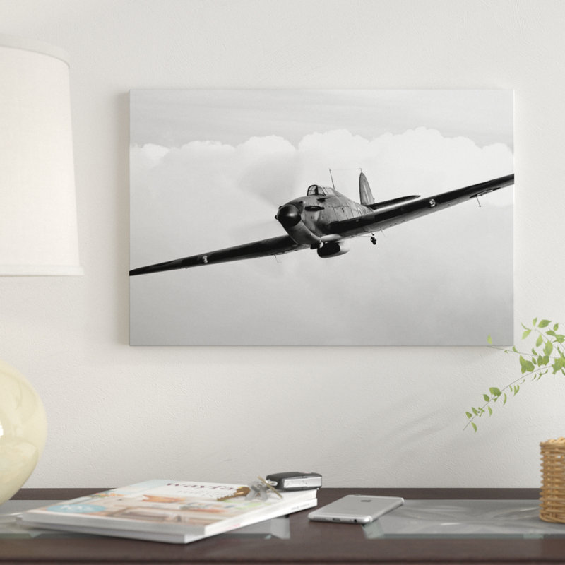 East Urban Home A Hawker Hurricane Aircraft In Flight I Graphic Art Print On Canvas Wayfair
