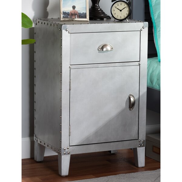 industrial metal night stand