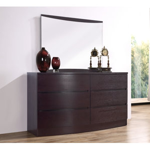 Carrabelle 6 Drawer Double Dresser by Brayden Studio
