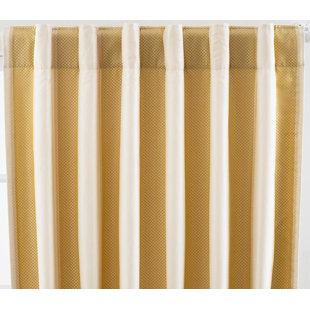Silk Striped Curtains Drapes You Ll Love In 2021 Wayfair