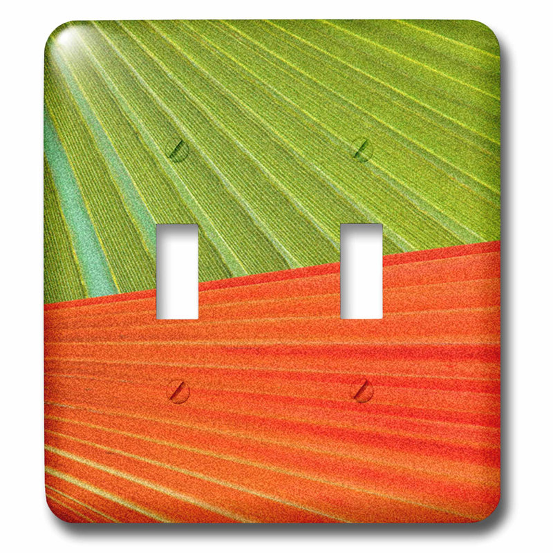 3drose Palm Leaves 2 Gang Toggle Light Switch Wall Plate Wayfair
