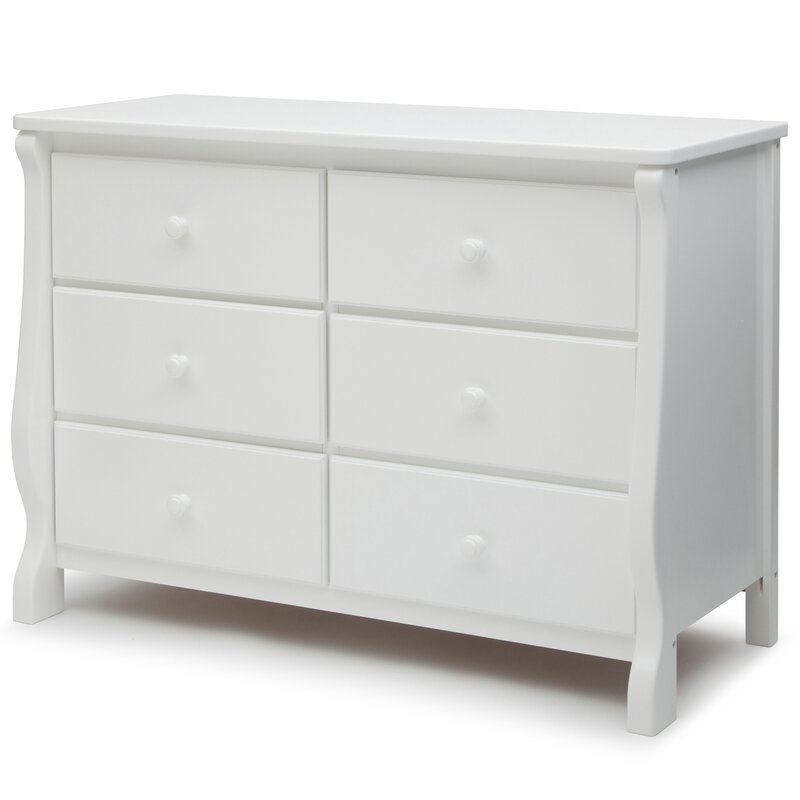 delta gray changing table
