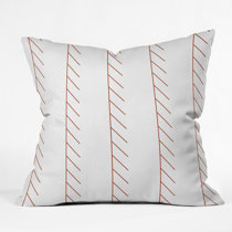 gray and rust pillows